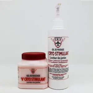 gel massage v-cryo stimulant piernas