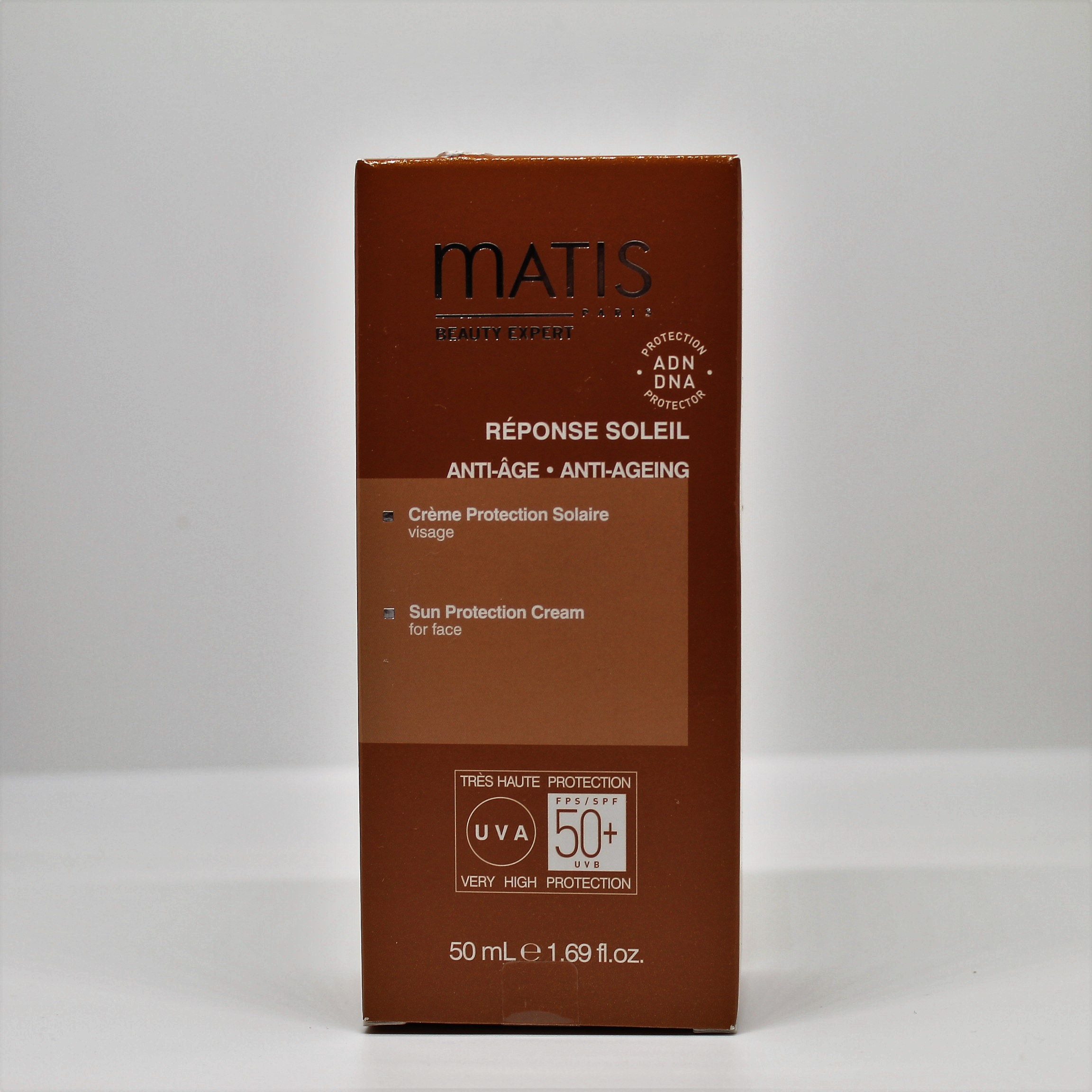 crema proteccion solar antienvejecimiento FPS 50+