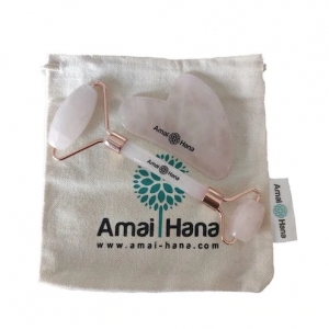 Guasha facial Cuarzo rosa